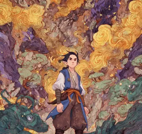 动漫动画频道题材氛围配图